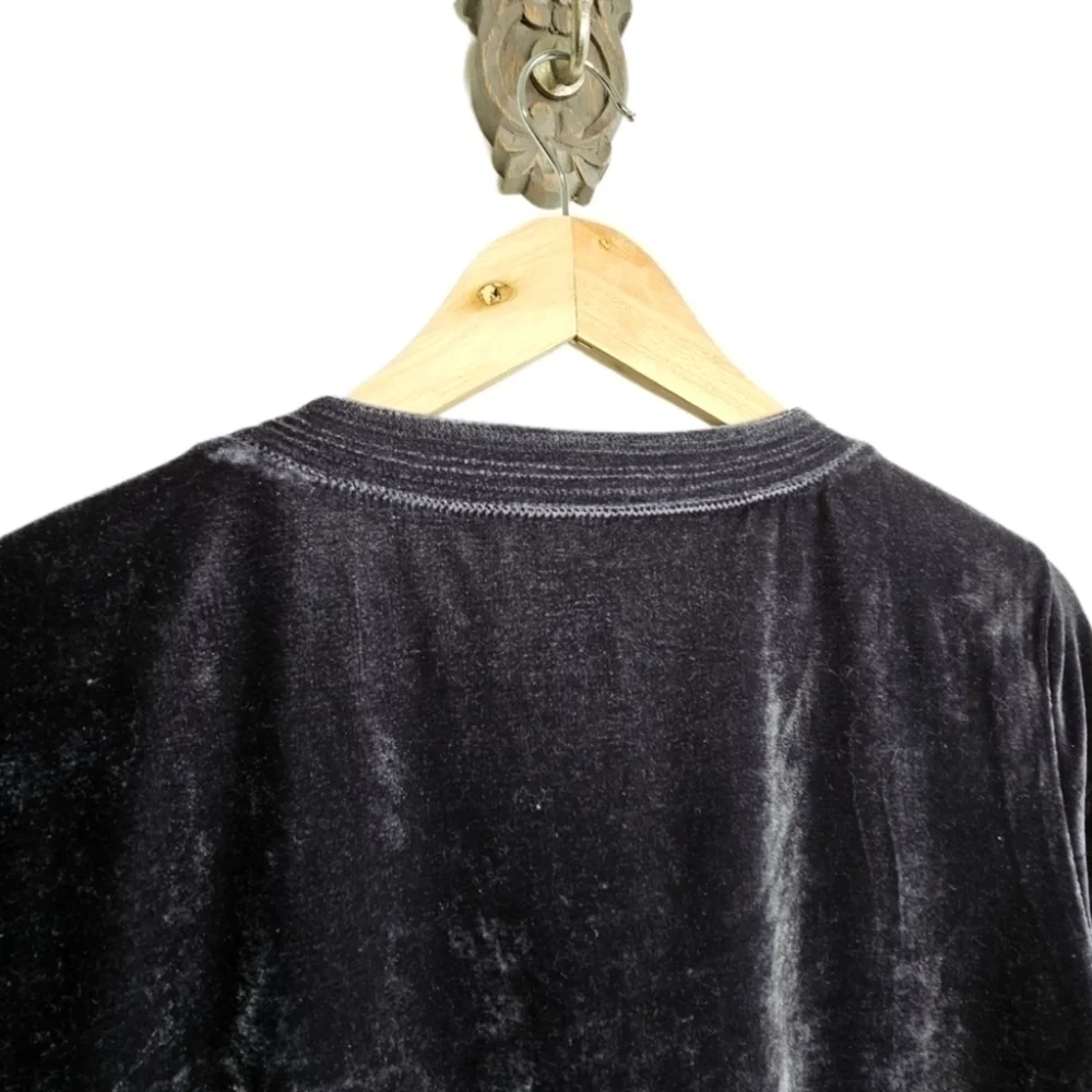 Soft Surroundings velvet pocket round neck long sleeve tunic size xs - Picture 5 of 8